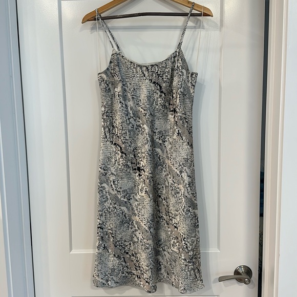 Calvin Klein Snake Skin Slip Dress - Picture 1 of 6
